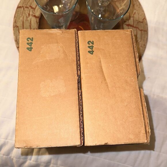 Princess House set of 4 Finely Crafted Crystal Glasses - Picture 16 of 16